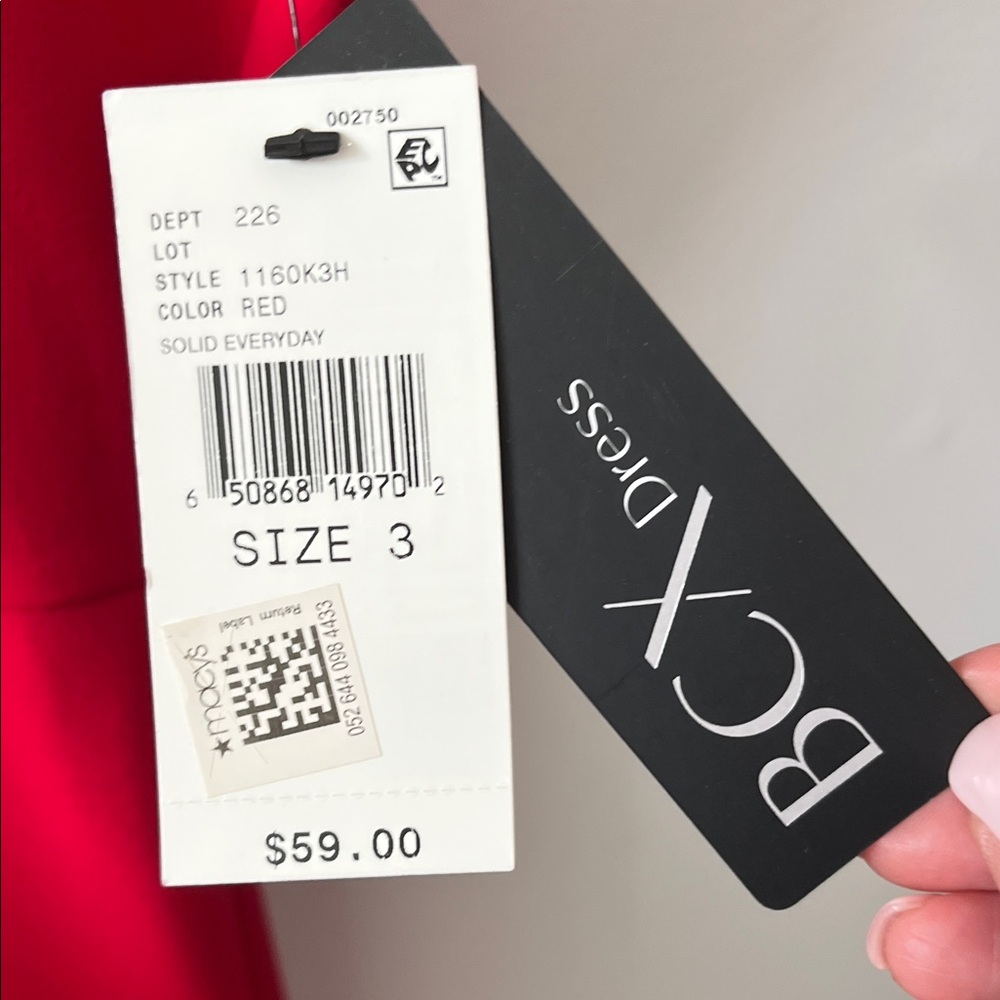 BCX Vibrant Red Dress